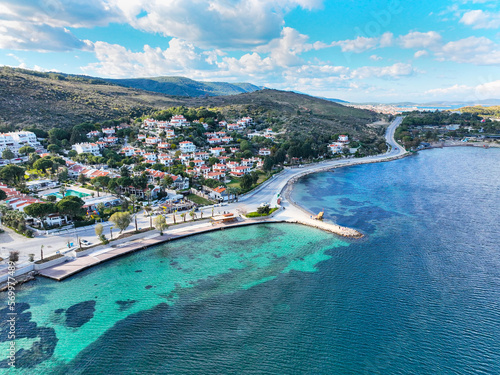 Cesmealti - Urla - Izmir - Turkey  View on   Bride Rock   or   Sail Rock  . Gelinkaya