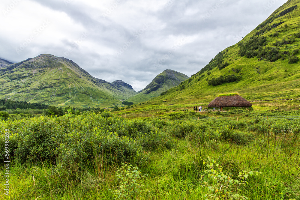Beautiful view of the Glencoe nature reserve Beautiful view of the Glencoe nature reserve