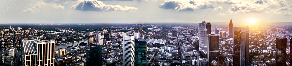 Obraz premium Frankfurt. Main Tower.