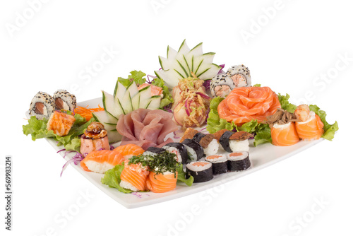 Sushi and Sashimi combo