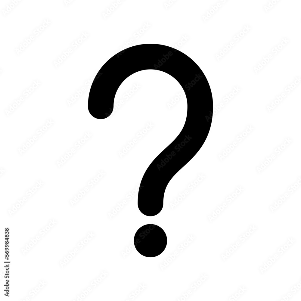question mark symbol in trendy flat design question mark symbol in trendy flat design