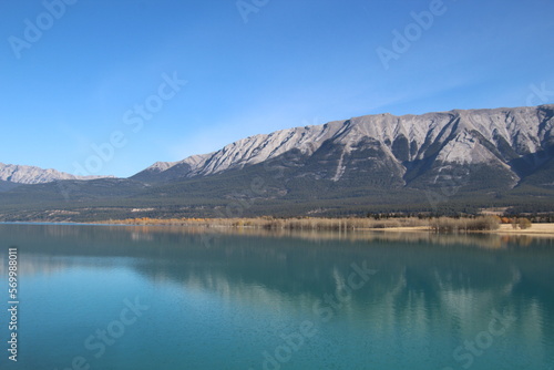 Mountain By Lake Abraham, Nordegg, Alberta