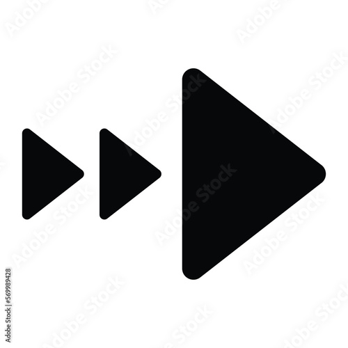 Free Download Arrow icon. Modern simple arrow or cursor. Directional arrow flat style isolated on white background. Vector illustration - GFXLoad