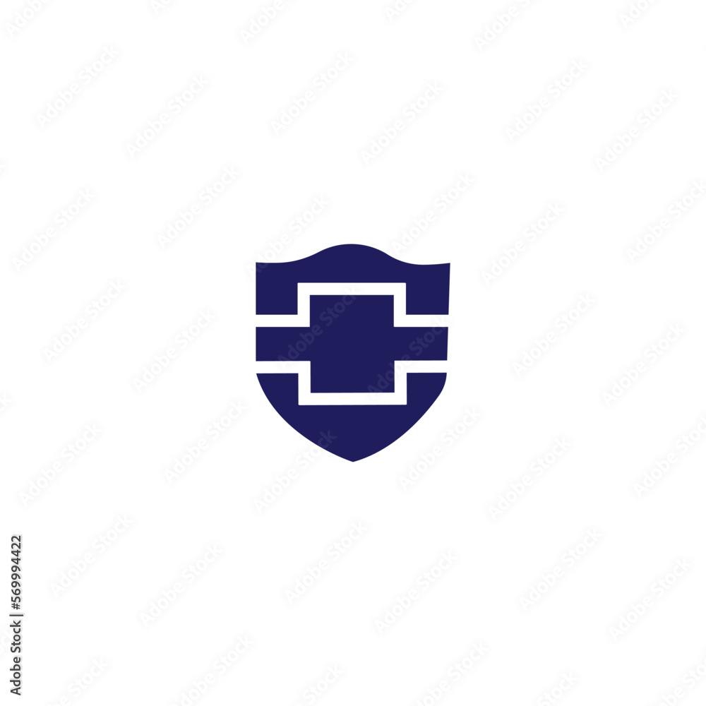 Shield vector logo template design . Shield icon . Shield silhouette Shield vector logo template design . Shield icon . Shield silhouette