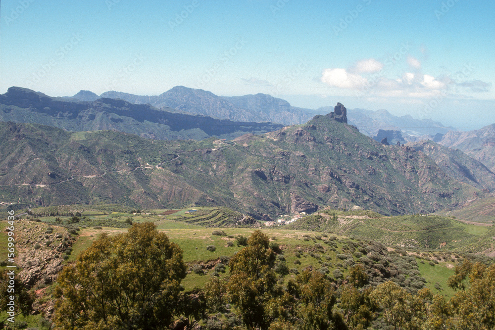 Fototapeta premium Parc national, Grande Canarie, Iles Canaries, Espagne