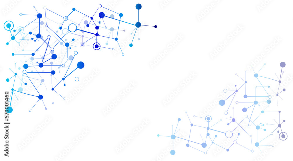 Scientific, technological molecular medical reference. Genetic engineering and molecular structure, DNA circular network, scientific chemical and biotechnological concept, innovative technology, healt