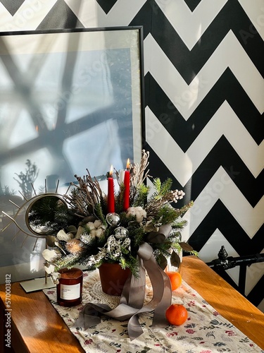 christmas table decoration