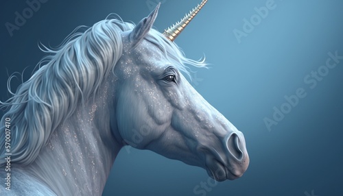 Fantasy unicorn isolated © JW Studio