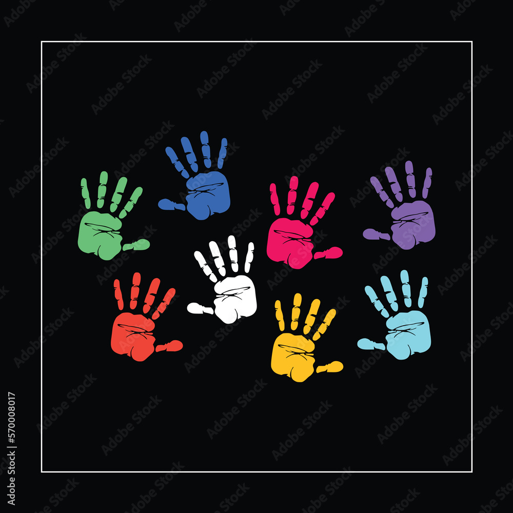 Fototapeta premium hands design template