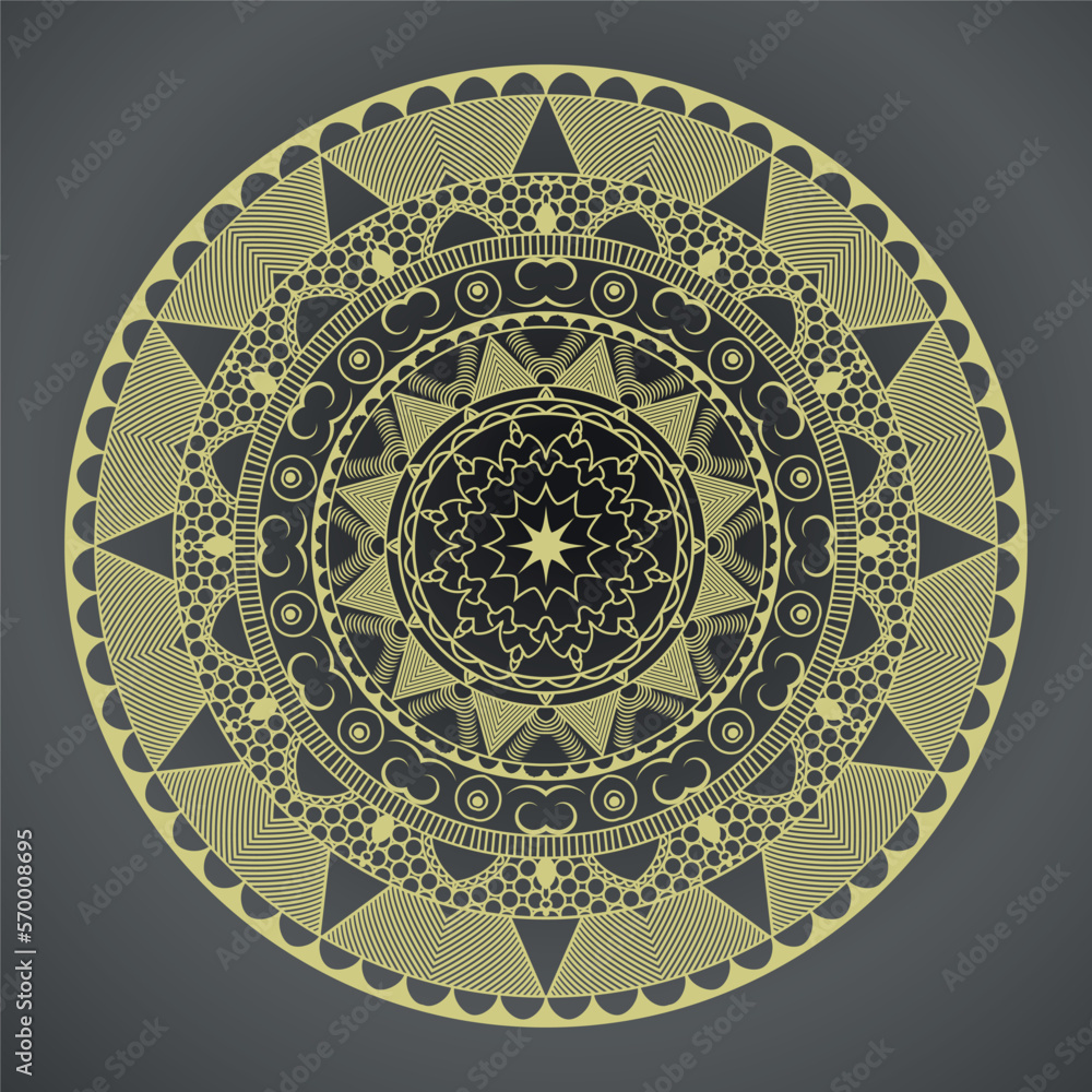 Luxury mandala design
