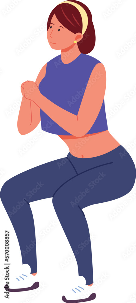 Woman doing sit ups. Fitness workout training