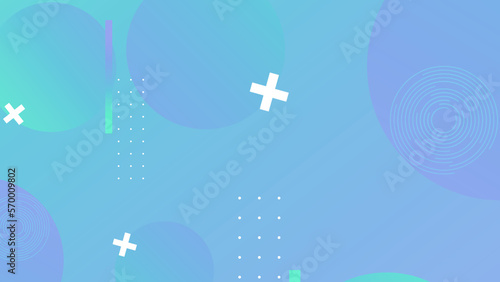 Colorful abstract geometric shape pattern illustration in retro style. Trendy primary color background with creative shapes.