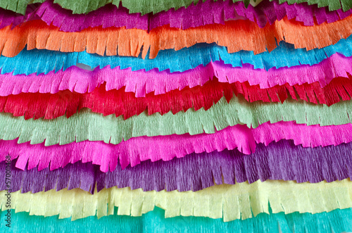 colored crepe paper abstract background