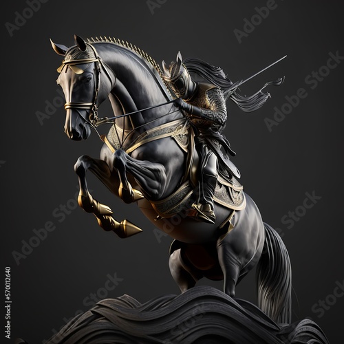 samurai horse in armor