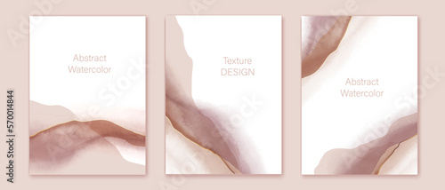 Elegant marble, stone texture set. Watercolor, ink vector background collection with white,  grey,  beige for cover, invitation template, wedding card, menu design. 