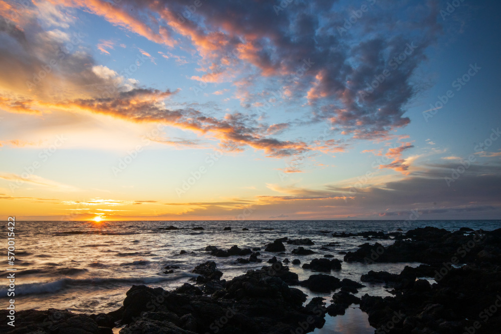 Fototapeta premium Waikoloa Sunset
