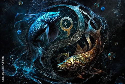 pisces fish horoscope sign symbol