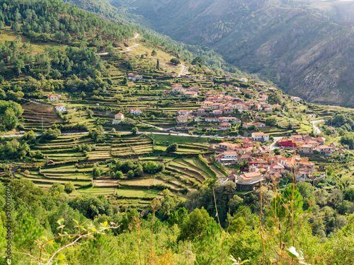 Cuadro en lienzo Sistelo Village in Arcos de Valdevez, Portugal