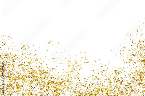 gold glitter transparent background