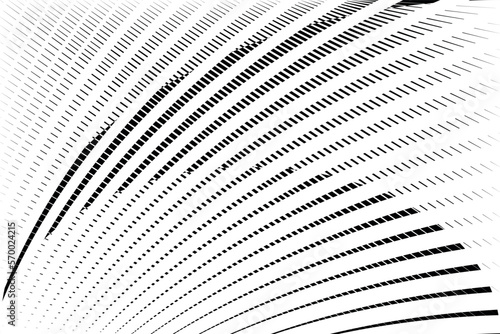 Fototapeta Naklejka Na Ścianę i Meble -  abstract halftone lines background, geometric dynamic pattern, vector texture