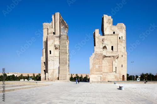 Ruins of Timur's palace - Aksaray. Shakhrisabz. Uzbekistan