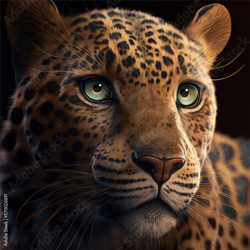 A cheetah portrait