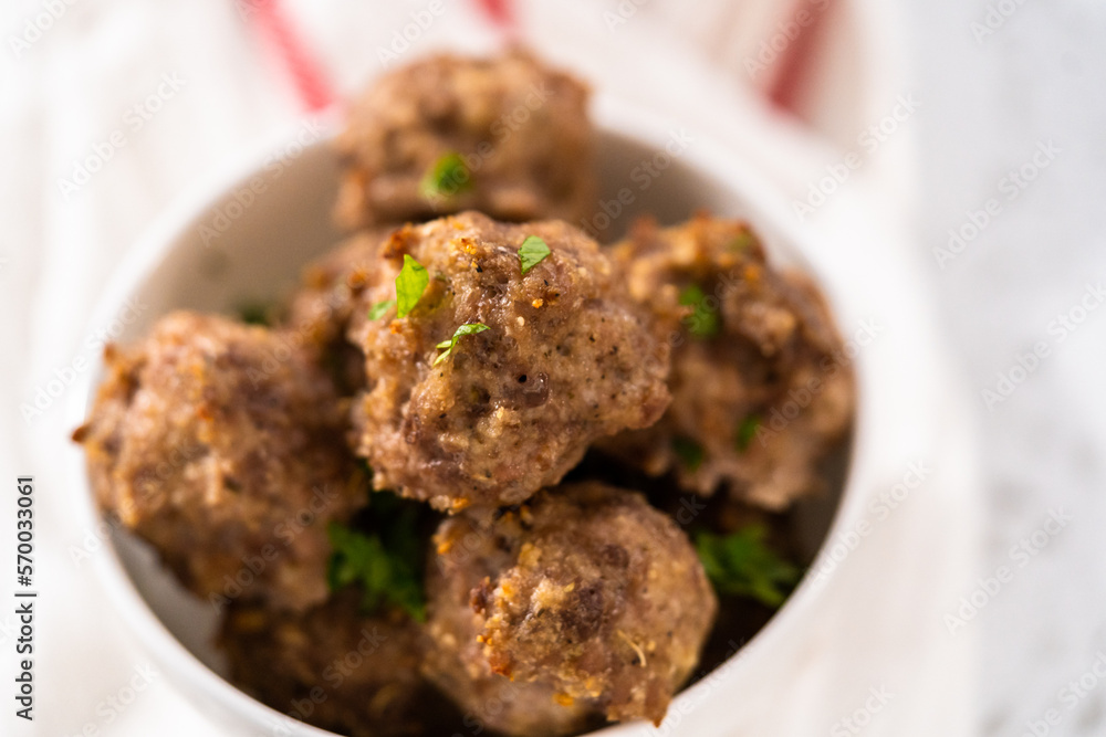 Oven Baked Meatballs Oven Baked Meatballs