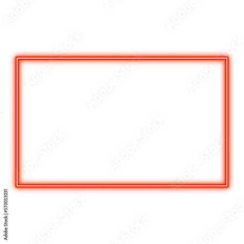 Neon Frame Red Effect