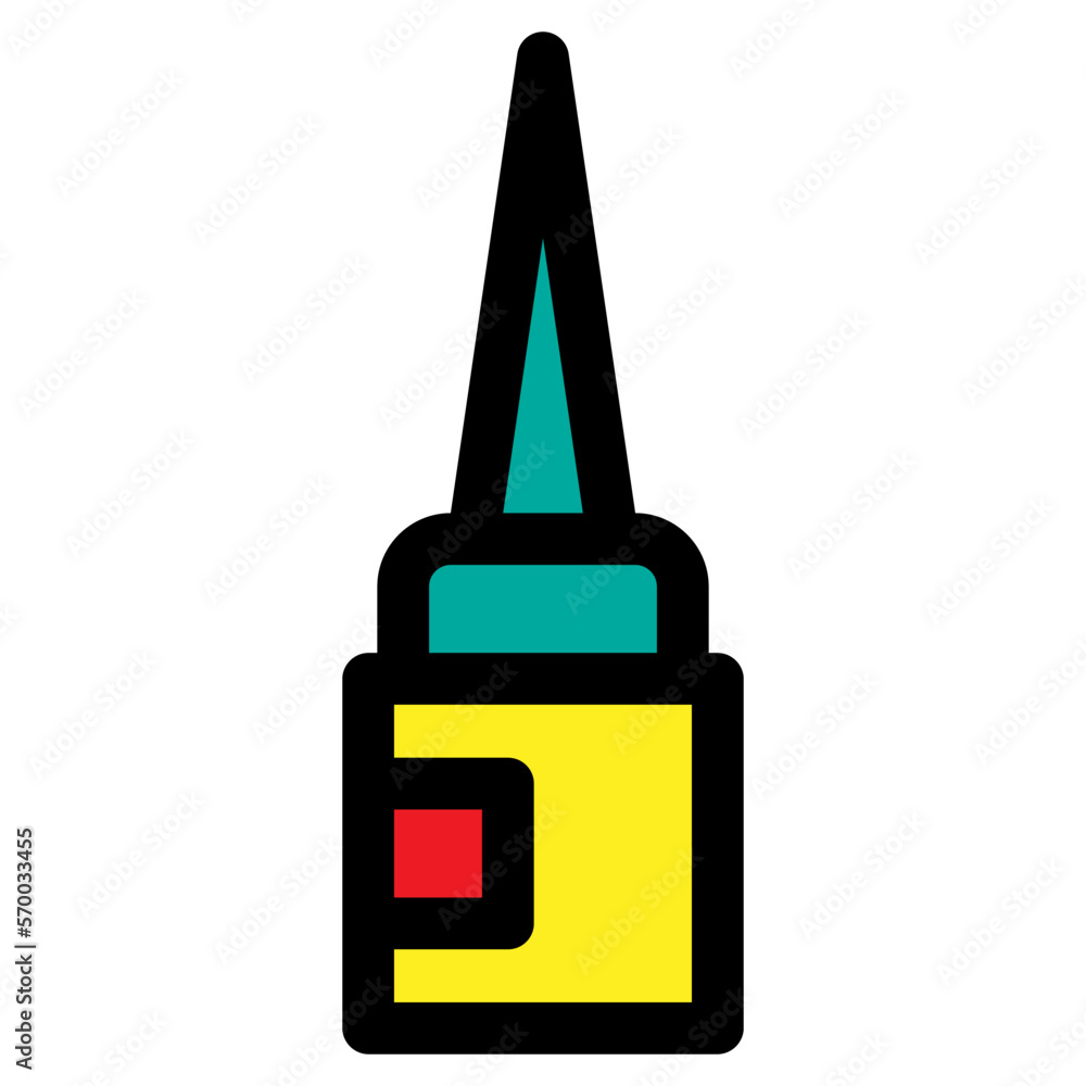 Glue icon line isolated on white background. Black flat thin icon on modern outline style. Linear symbol and editable stroke. Simple and pixel perfect stroke vector illustration Glue icon line isolated on white background. Black flat thin icon on modern outline style. Linear symbol and editable stroke. Simple and pixel perfect stroke vector illustration