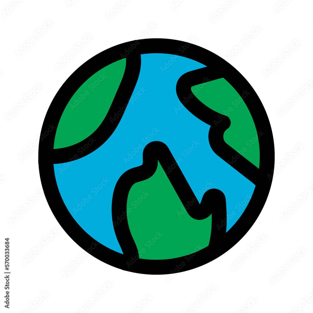 Earth icon line isolated on white background. Black flat thin icon on modern outline style. Linear symbol and editable stroke. Simple and pixel perfect stroke vector illustration. Earth icon line isolated on white background. Black flat thin icon on modern outline style. Linear symbol and editable stroke. Simple and pixel perfect stroke vector illustration.