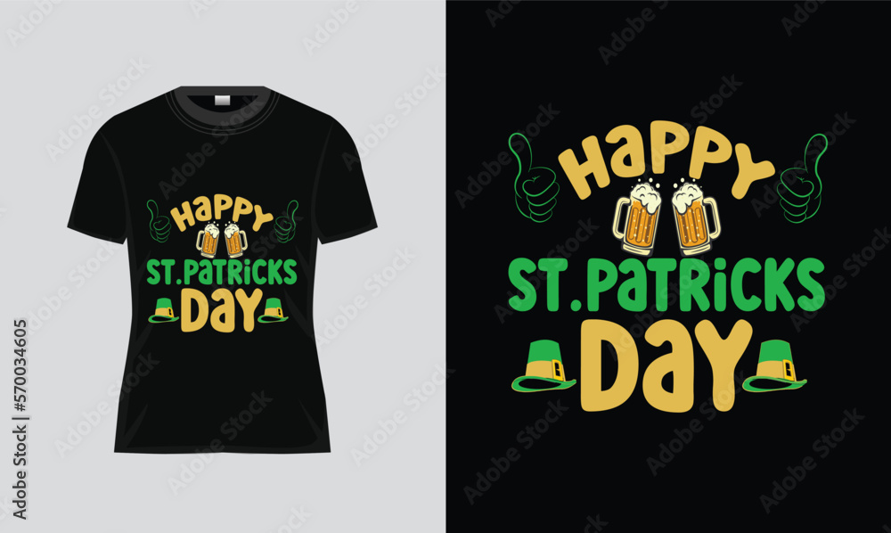 Happy St. Patrick's Day l vactore typography t shirt designhandwritten lettering quote for postcards, banners, invitation, posters, Happy St. Patrick's Day l vactore typography t shirt designhandwritten lettering quote for postcards, banners, invitation, posters,
