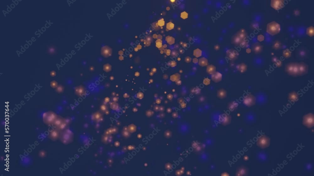 Sparkling Glitter style particle animation into camera Sparkling Glitter style particle animation into camera