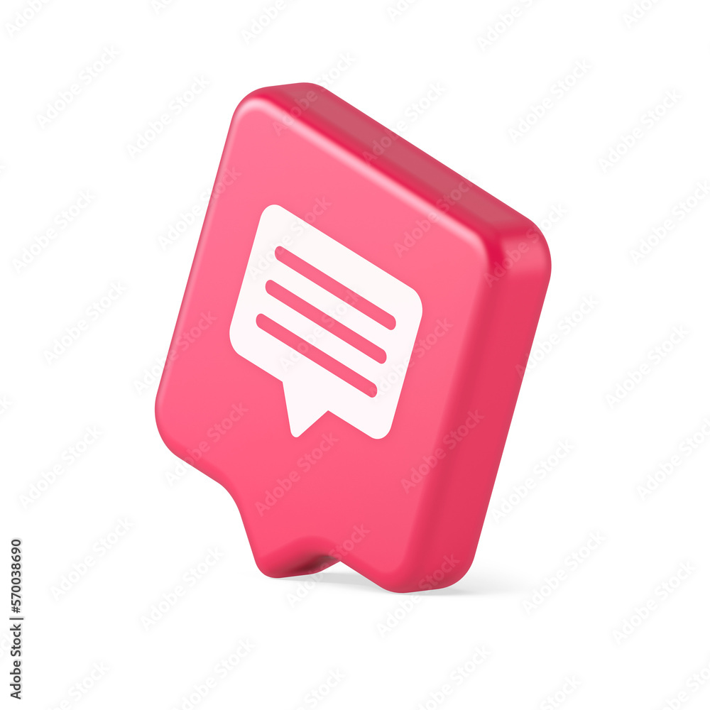 Chat box speech bubble button social networks texting internet communication 3d speech bubble icon Chat box speech bubble button social networks texting internet communication 3d speech bubble icon