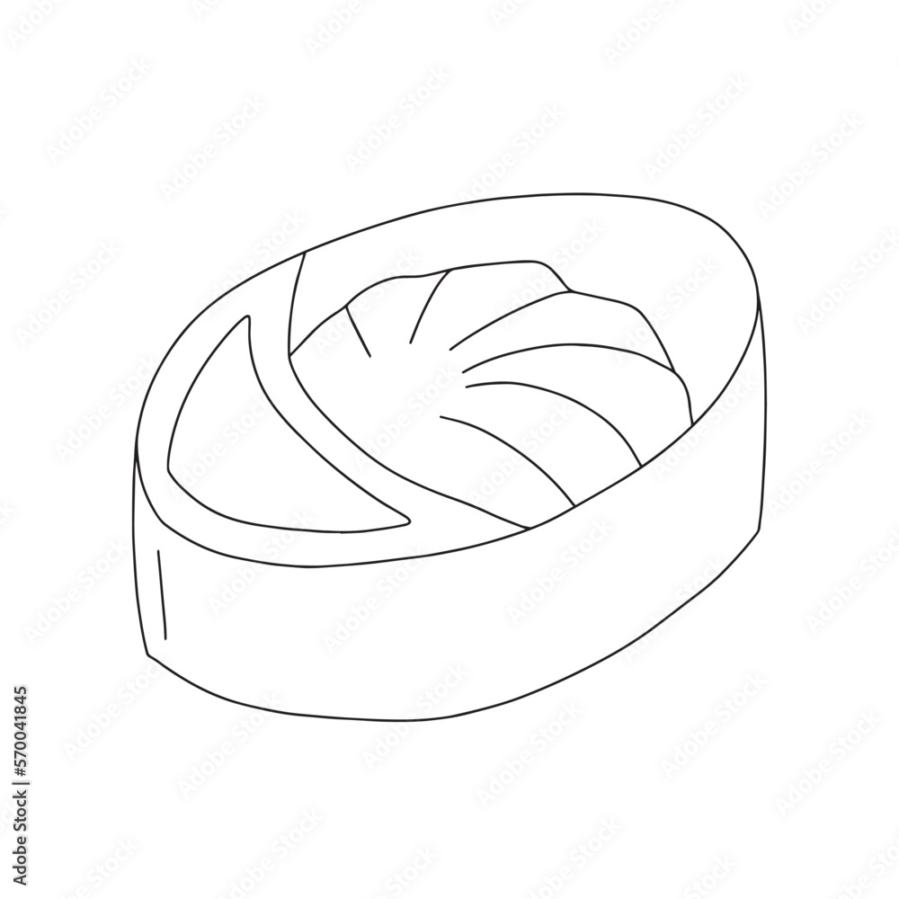 Vector manicure hand bowl sketch Vector manicure hand bowl sketch