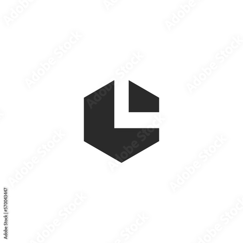 Alphabet letters Initials Monogram logo CL LC