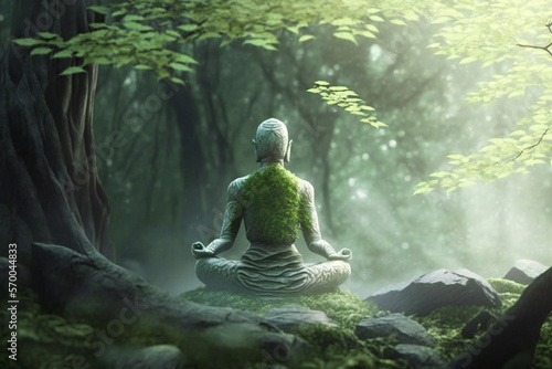 Self care, self help and wellness through meditation, yoga, mindset, brain and artificial intelligence are powerful tools that can help us improve our overall mental, physical, and emotional health photo