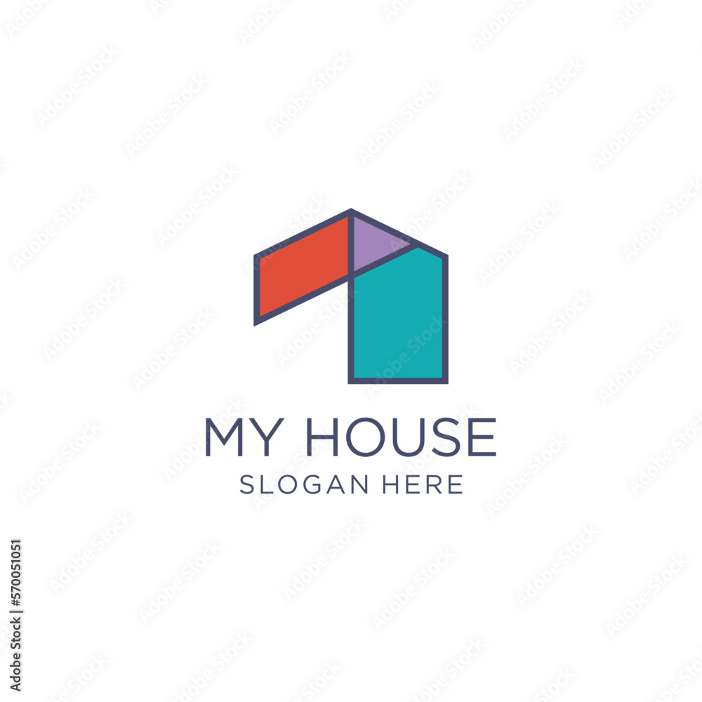 House logo design collection with modern creative concept