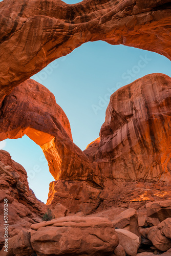 Double Arch at sunset