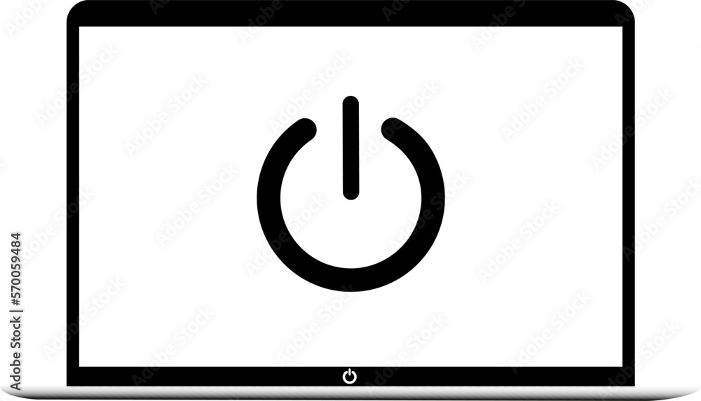 laptop screen on a transparent background laptop screen on a transparent background