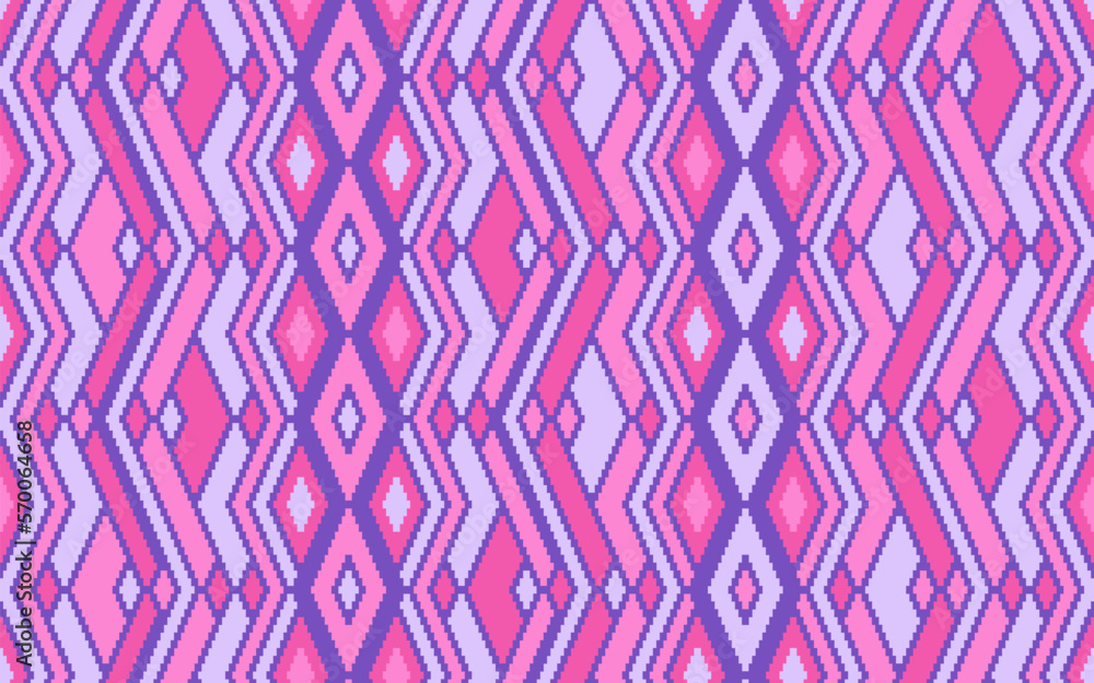 Asymmetric rhombus traditional motifs vector geometric pattern. Asymmetric rhombus traditional motifs vector geometric pattern.