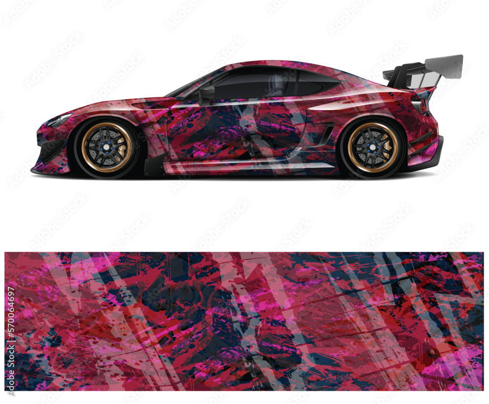 Car Magnets and wrap design for wrap vehicles, race cars, cargo vans