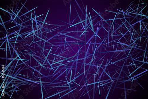 Digital geometric blue lines streams visual technology concept. Abstract scientific background