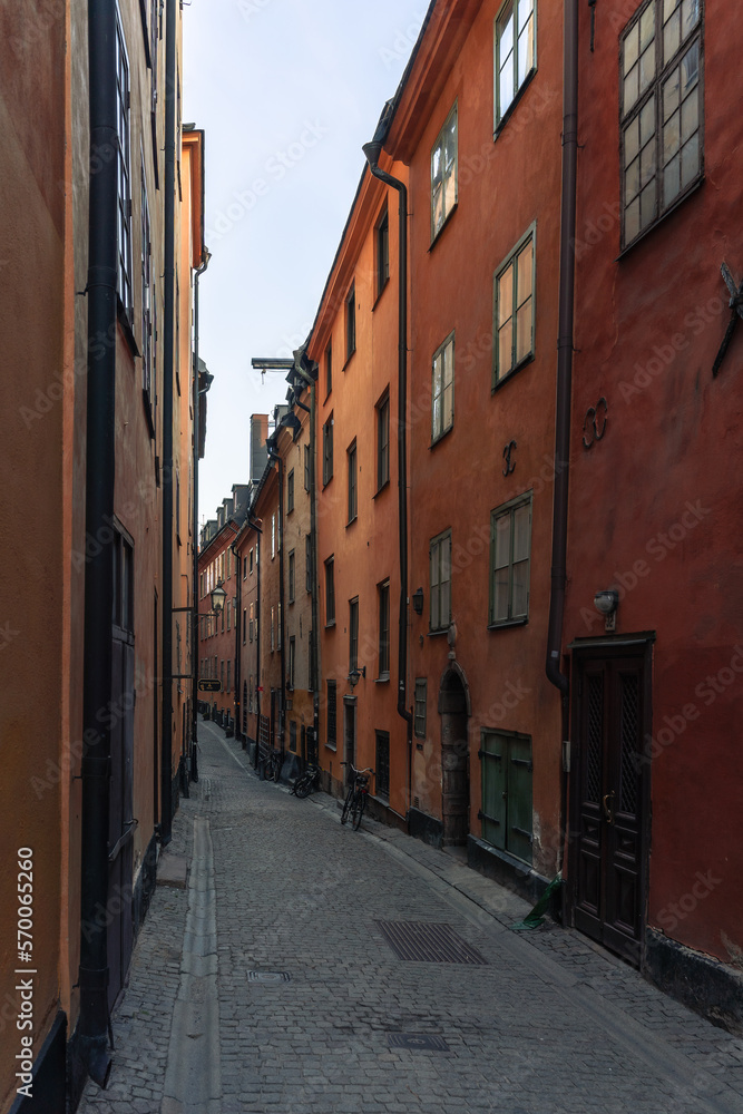 Street of Gamla stan, Stockholm.
