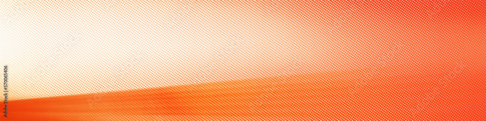 Obraz premium Orange design pattern panorama background, Modern panoramic design suitable for web Ads, Poster, Banner, Advertisement, Event, Celebration, and various graphic design works