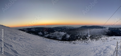 Krkonose mountains - Snezka sunrise