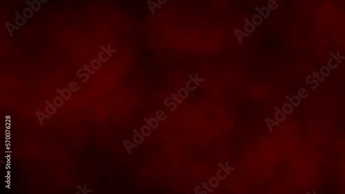 This stock motion graphics video shows red smoke billowing on a black background.