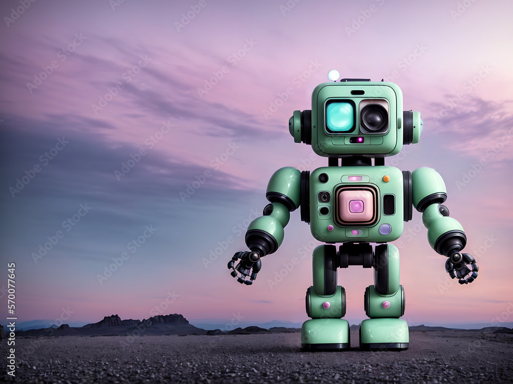 Adorable Little Robots - Generative AI Image Adorable Little Robots - Generative AI Image