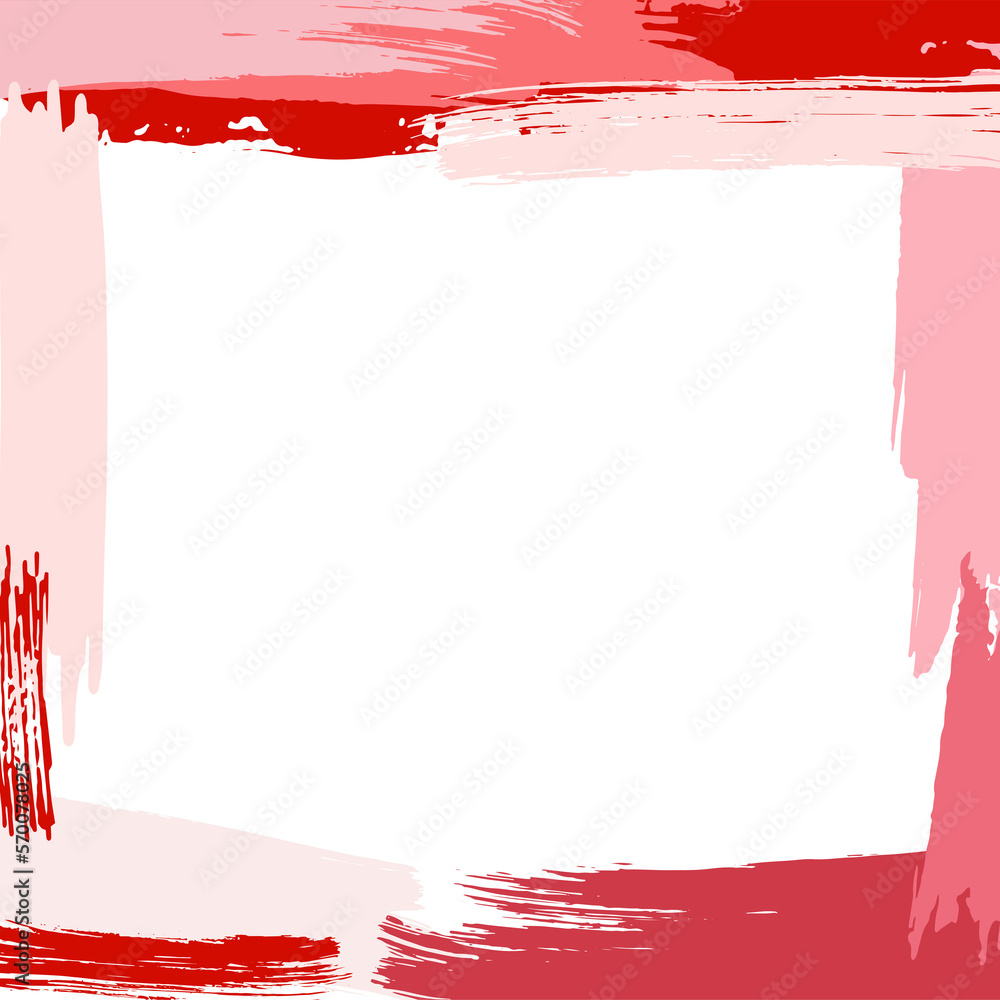 Obraz premium Brush stroke frame background.