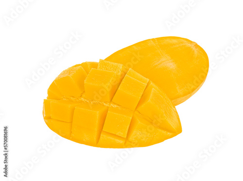 Ripe mango isolated on transparent png