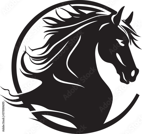 Horse In A Circle Logo 